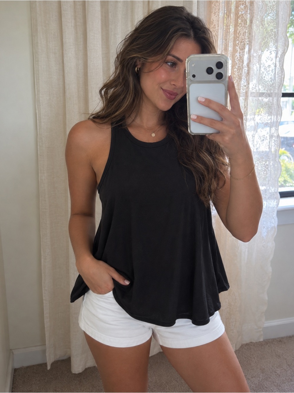 Other Women's Tank Top Athletic Performance Workout Sleeveless Black S
